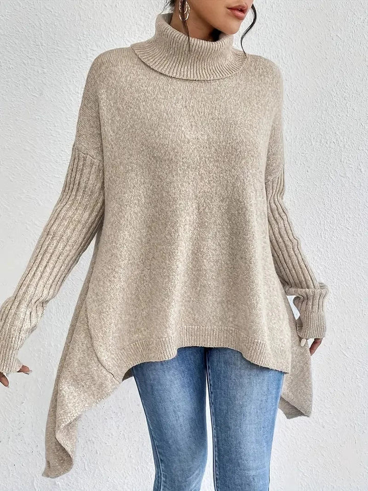 Den mysiga lyxiga oversized turtlenecken
