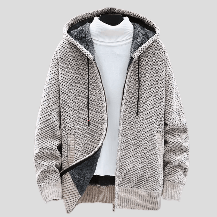 Oliver stickad hoodie