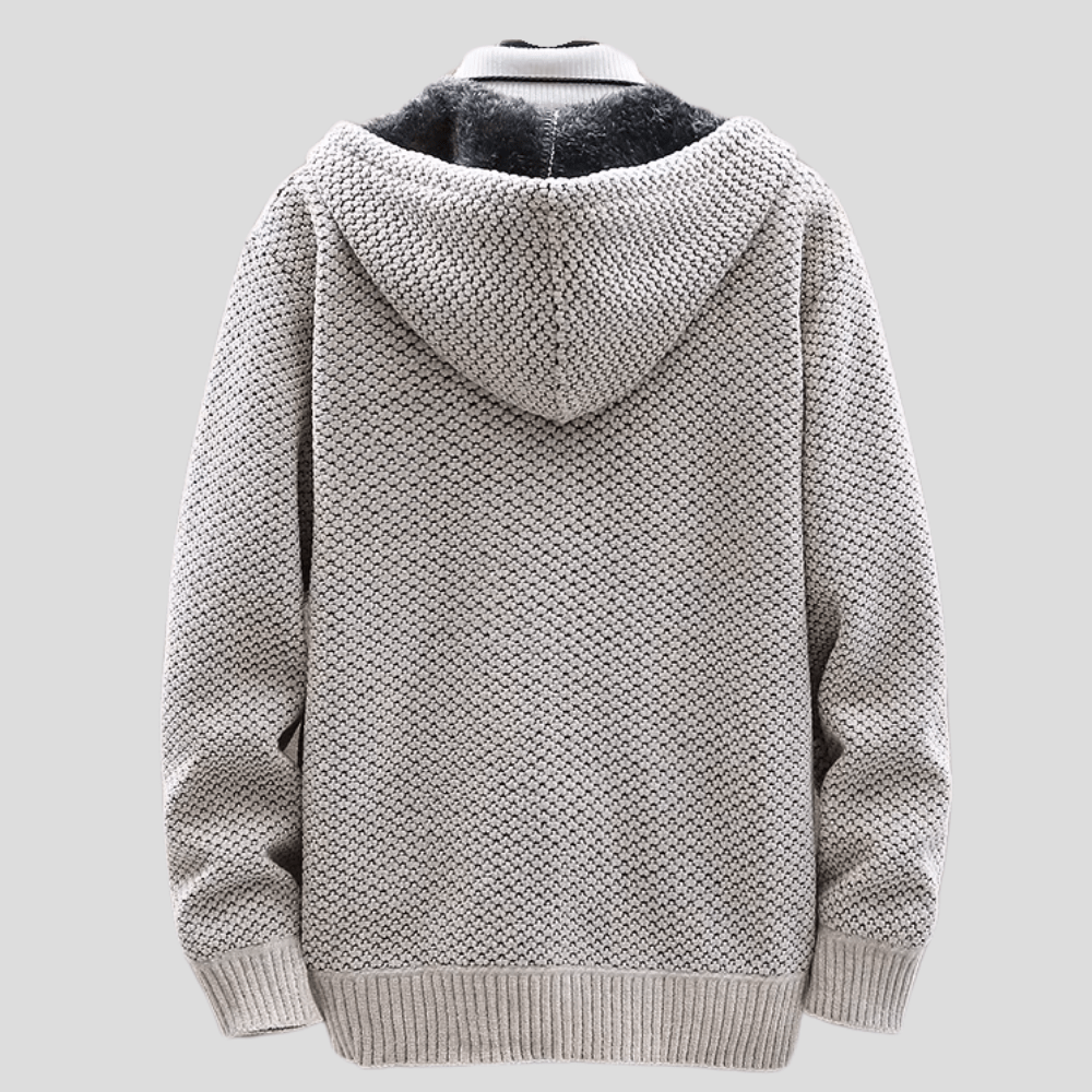 Oliver stickad hoodie