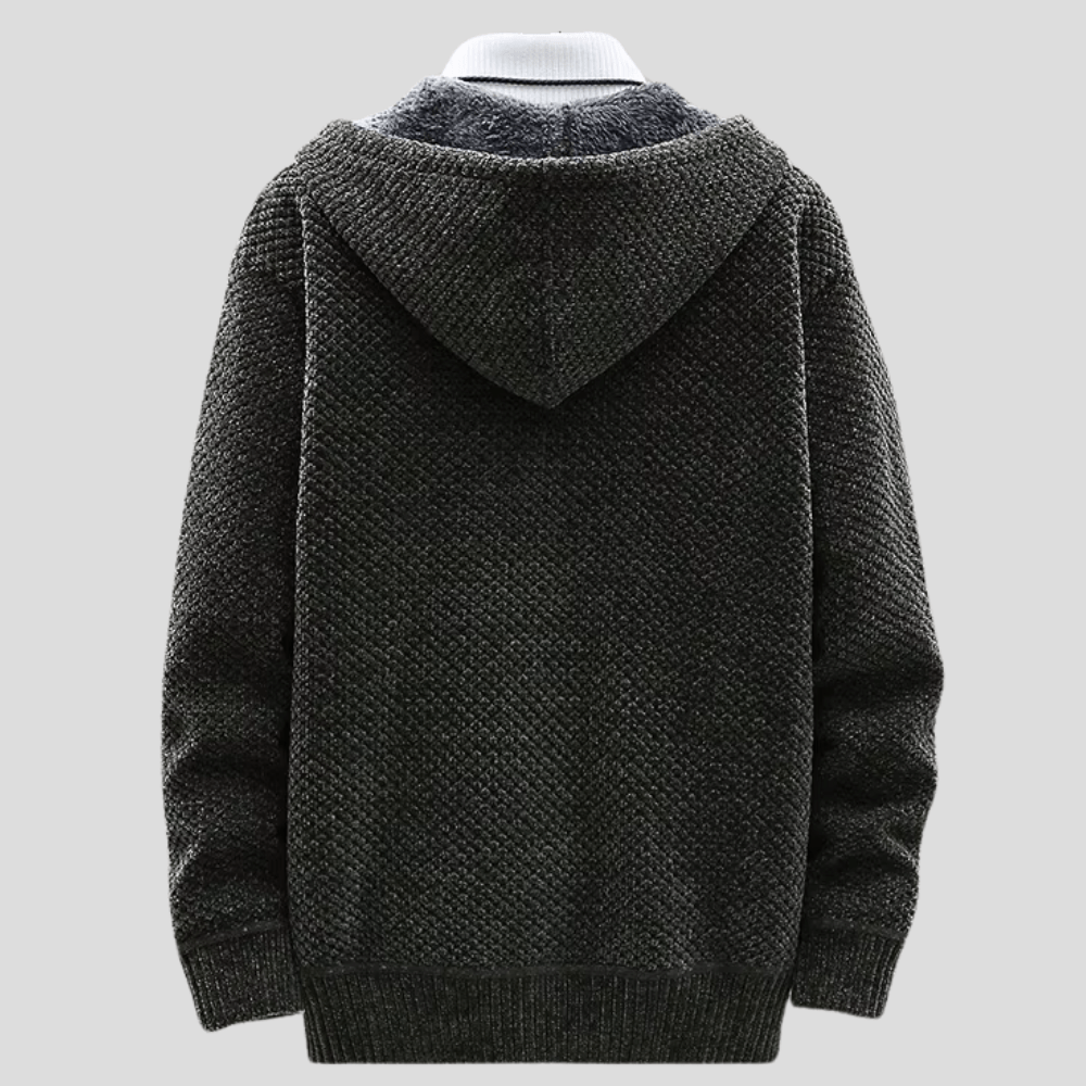 Oliver stickad hoodie