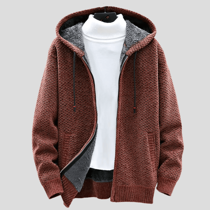 Oliver stickad hoodie