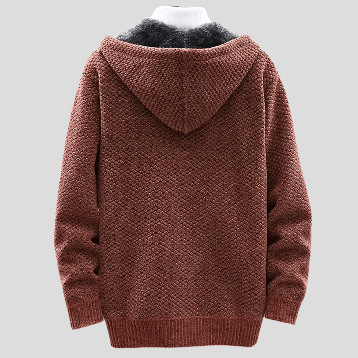 Oliver stickad hoodie
