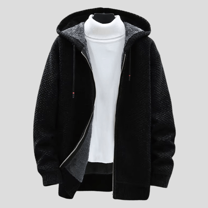 Oliver stickad hoodie