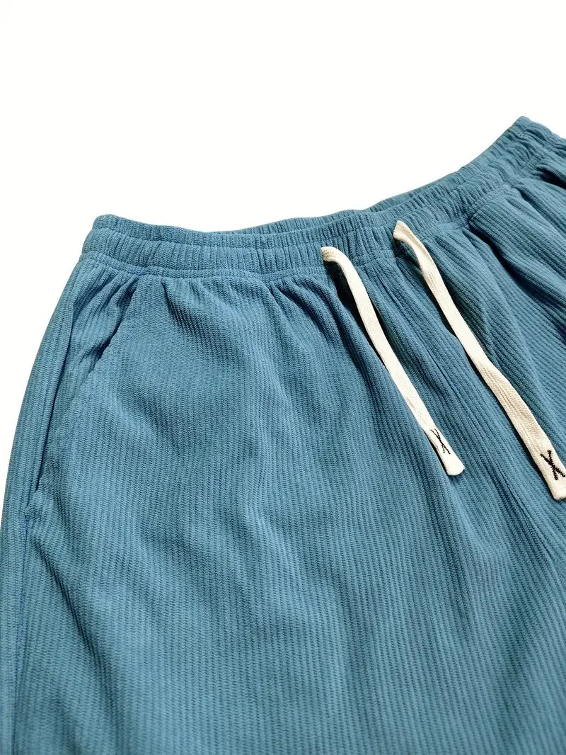 ComfortFit Corduroy Byxor – Mjuk ribbstickad tyg med avslappnad passform