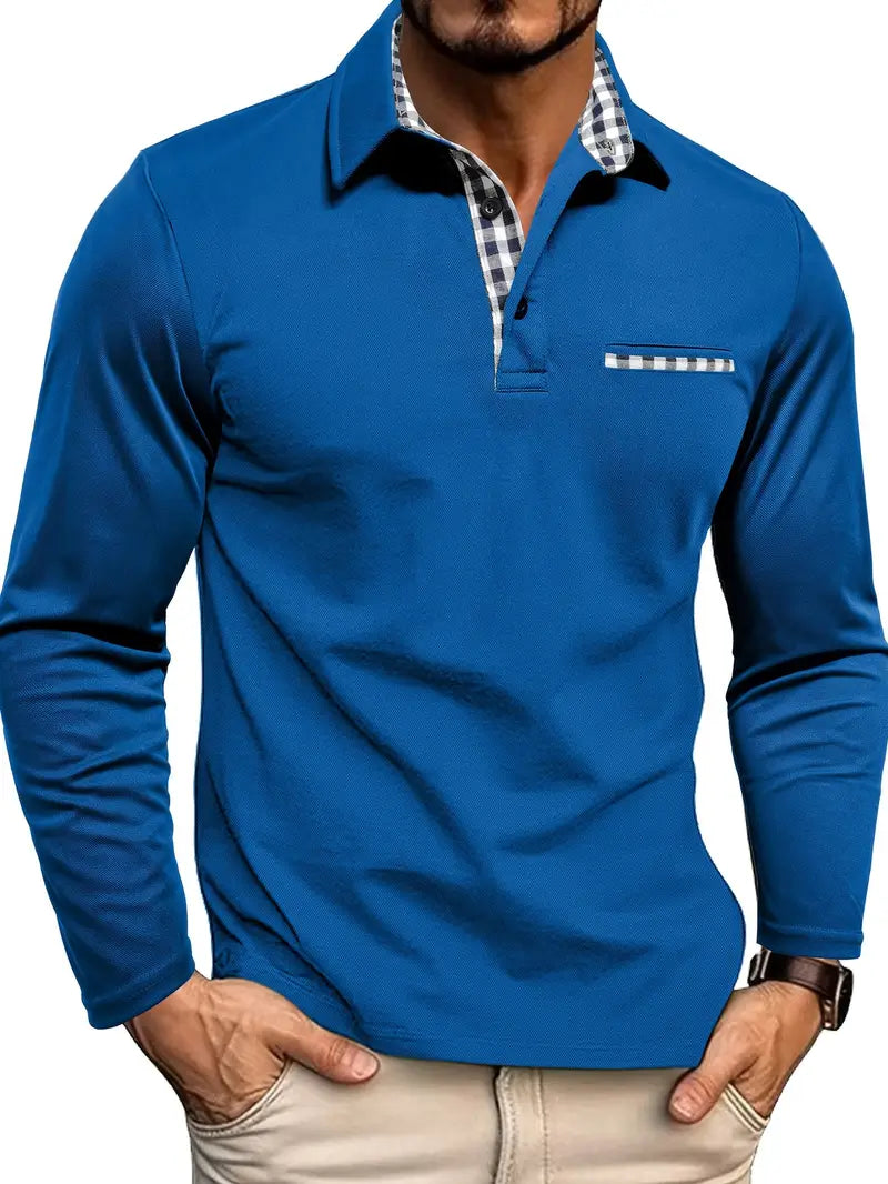 Erik – Premium långärmad polotröja