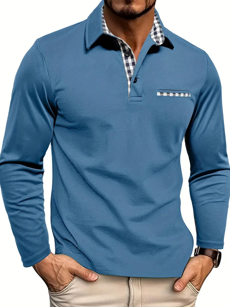Erik – Premium långärmad polotröja