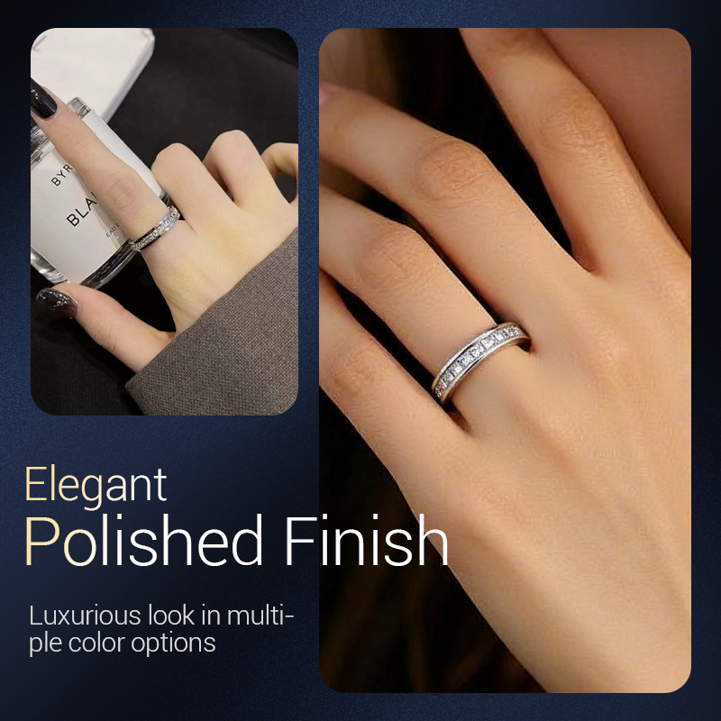 Lyxig roterbar spinnerring i stål – elegant design och avslappnande funktion